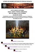 Acto Lúdico-Cultural: BAILE, CANTE Y POESIA LORQUIANA