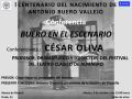 Centenario de Buero Vallejo. Conferencia «Buero en el escenario», a cargo de César Oliva