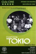  Proyección de la película "Cuentos de Tokio", de Ozu