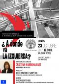 Conferencia «La actualidad a debate: ¿hacia dónde va la izquierda?», a cargo de Cristina Narbona Ruiz