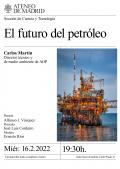 El futuro del petróleo. Interviene Carlos Martín