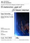 El metaverso: ¿qué es? ¿El futuro internet?. Edgar Martin-Blas. Rafael Martínez-Cortiña