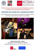 El Real Conservatorio Superior de Música de Madrid en el Ateneo Científico, Literario y Artístico de Madrid. Premios de Piano Conservatorio