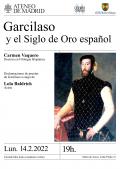 Garcilaso y el Siglo de Oro español. 
