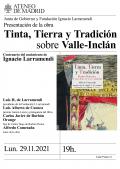 Presentación de la obra Tinta, Tierra y Tradicción sobre Valle-Inclán