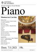 Recital de piano de Montserrat Carrión