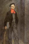 Retrato del pintor Máximo de Pablo, por Manuel Ortega Pérez de Monforte (Madrid, 1921)