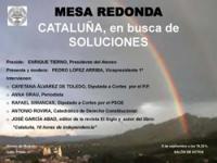 Mesa Redonda "Cataluña, en busca de soluciones"