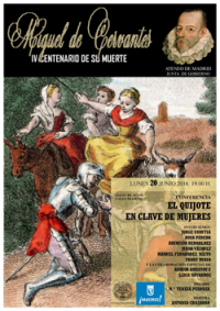 V Centenario de Cervantes con la mesa redonda «El Quijote en clave de mujer/es»