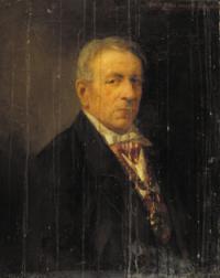 Rivas, Ángel de Saavedra, Duque de (1791-1865). Retrato Colección Ateneo de Madrid, por Manuel Benso y Comas