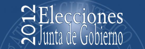 Elecciones para renovación de cargos de la Junta de Gobierno 2012
