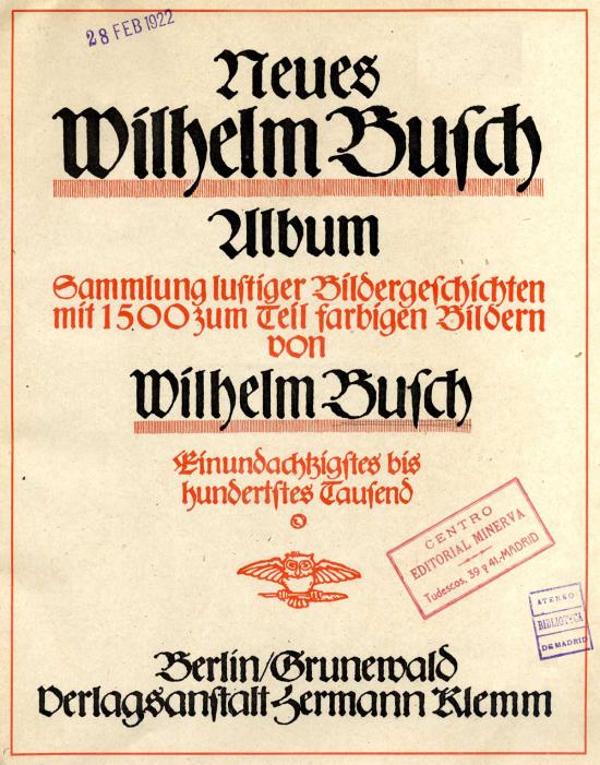 Neues Wilhelm Busch ALBUM