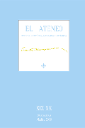 Cubierta Revista "El Ateneo". N.º XIX-XX