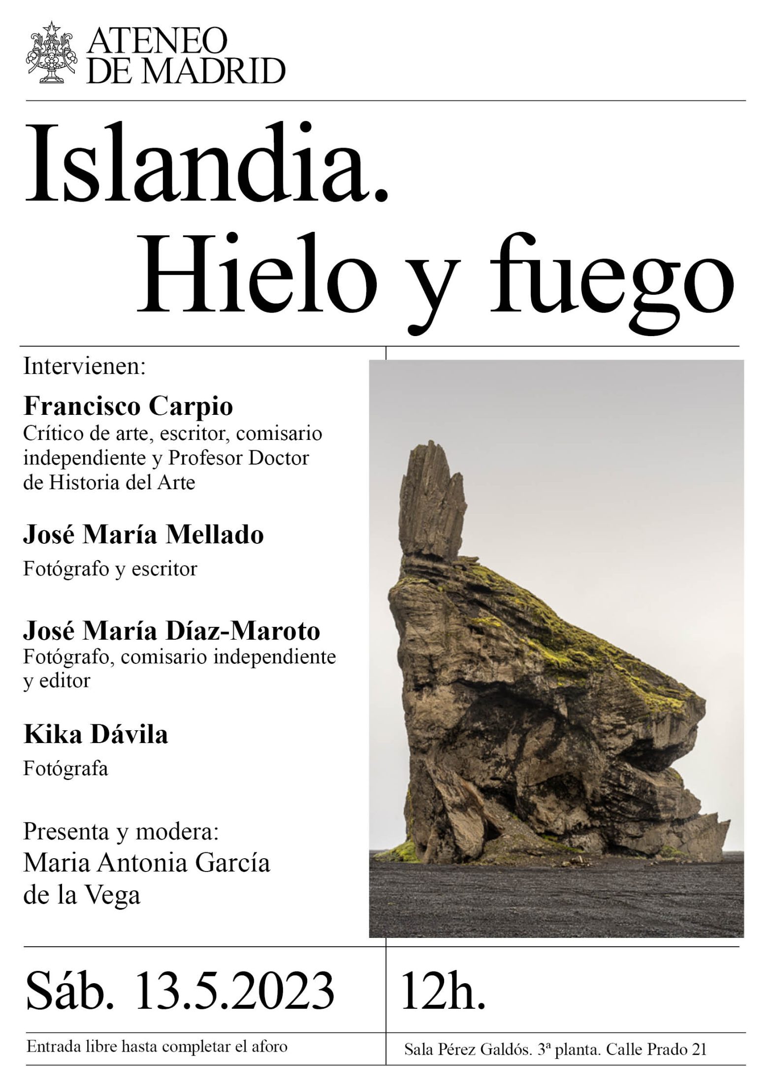 Islandia. Hielo y fuego - Ateneo Madrid