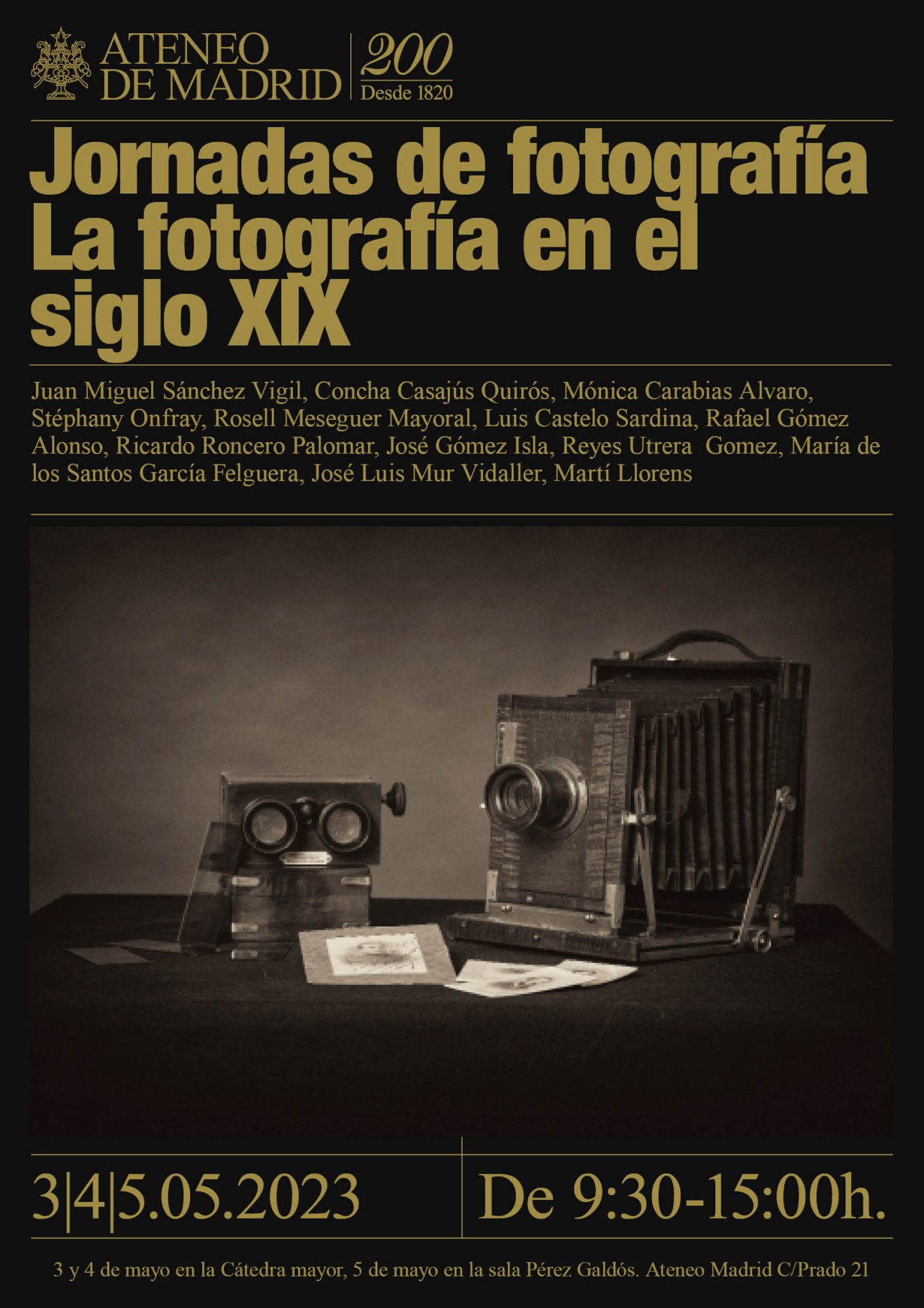Jornadas de fotografía. La fotografía en el siglo XIX - Ateneo Madrid