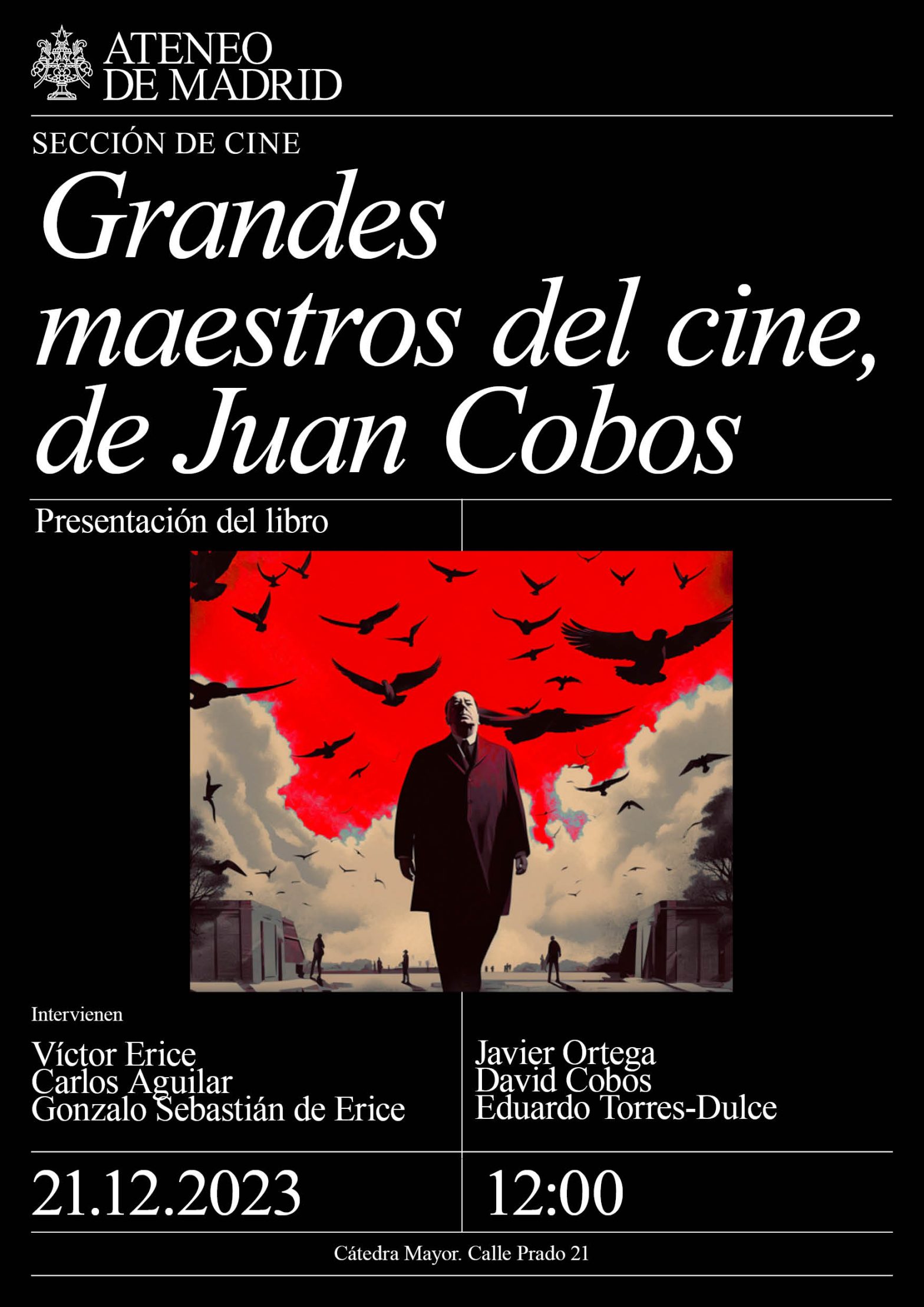 Presentación Del Libro Grandes Maestros Del Cine De Juan Cobos