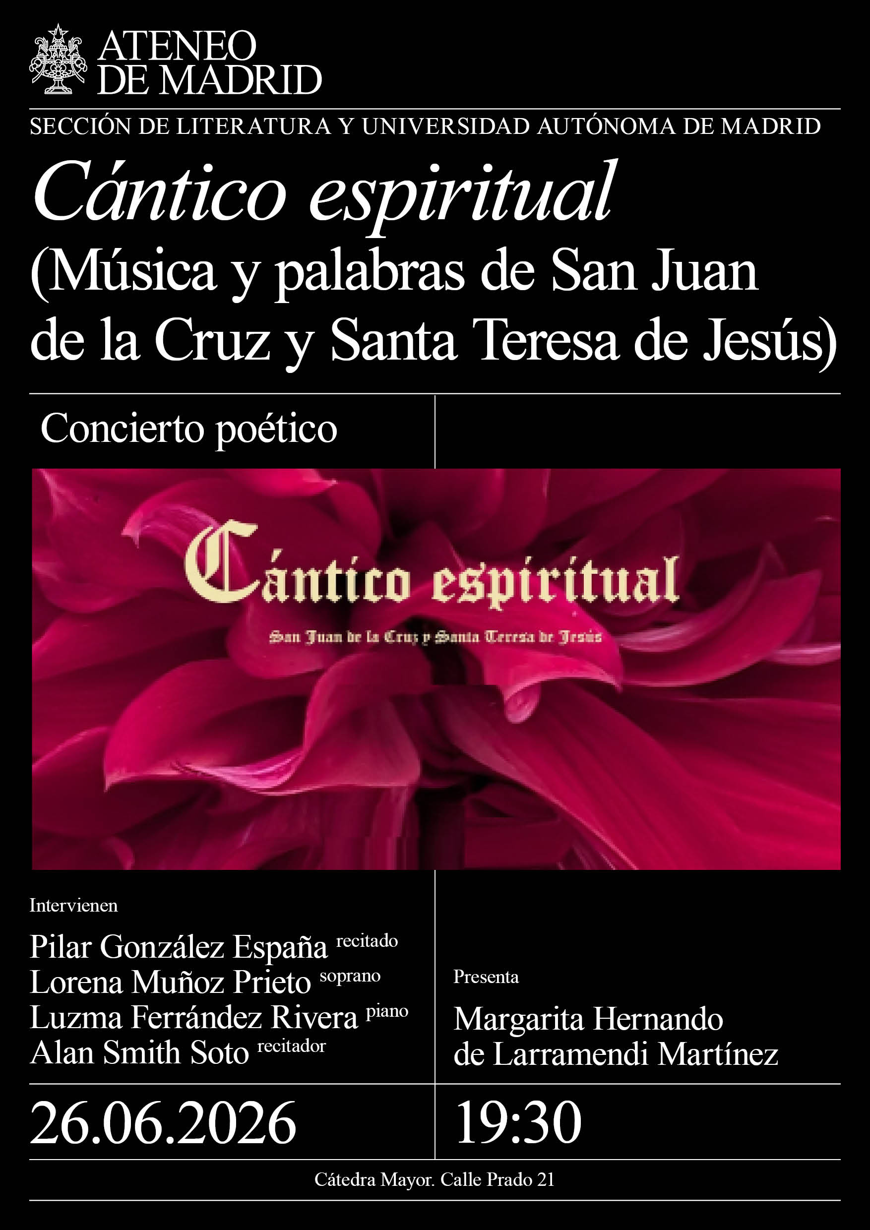 «Cántico espiritual» (Música y palabras de San Juan de la Cruz y Santa Teresa de Jesús)