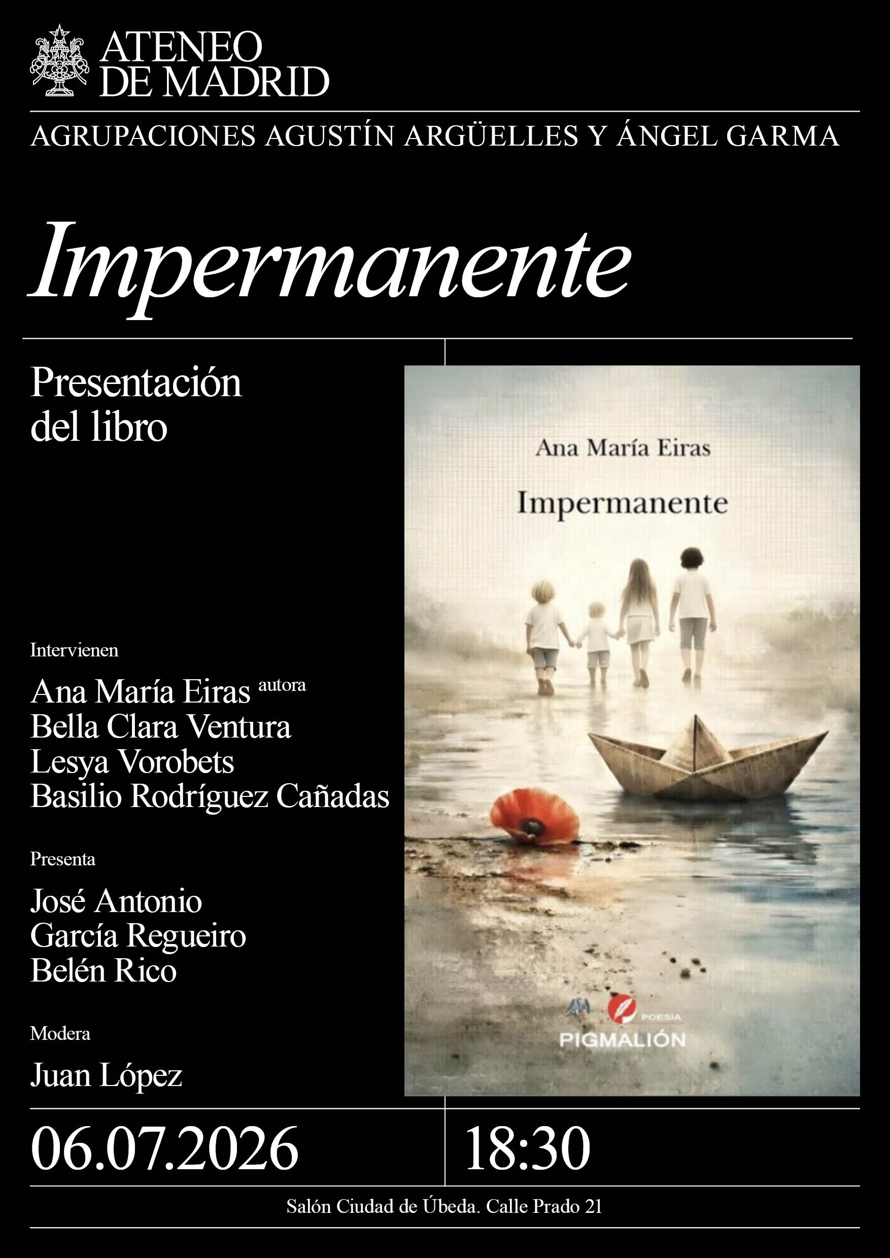 Presentación del libro «Impermanente»