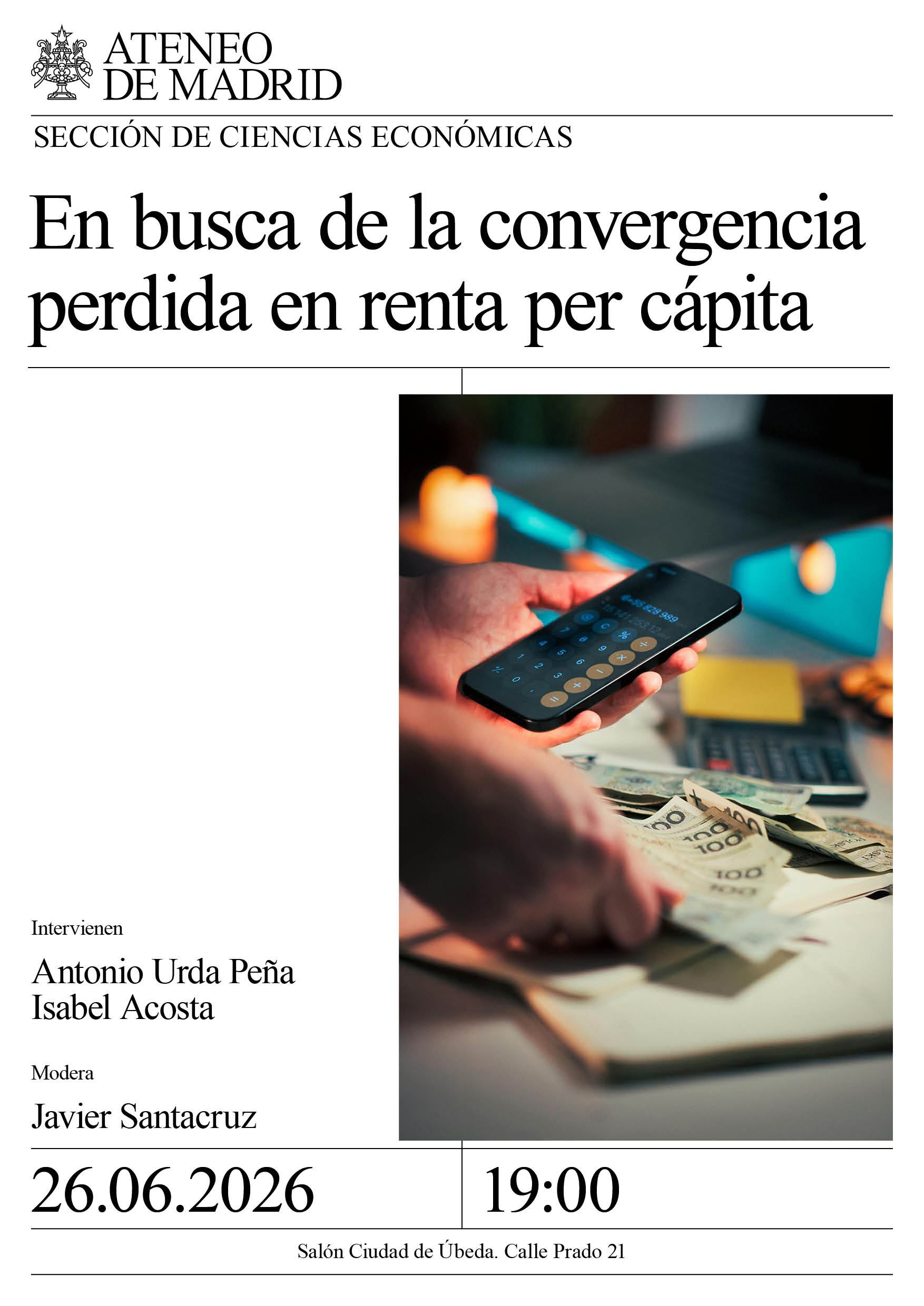 En busca de la convergencia perdida en renta per cápita