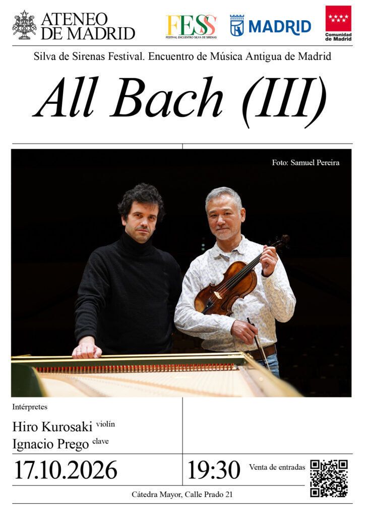 All Bach (III) – Silva de Sirenas Festival. Encuentro de Música Antigua de Madrid