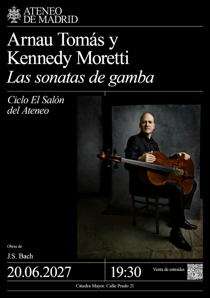 «Ciclo El Salón del Ateneo». Arnau Tomás y Kennedy Moretti – ‘Las sonatas de gamba’