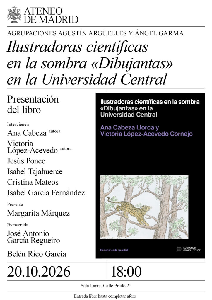 Ilustradoras científicas en la sombra «Dibujantas» en la Universidad Central