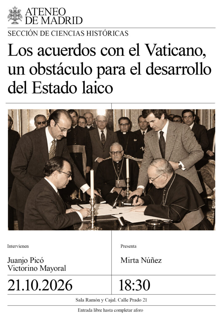 Los acuerdos con el Vaticano, un obstáculo para el desarrollo del Estado laico