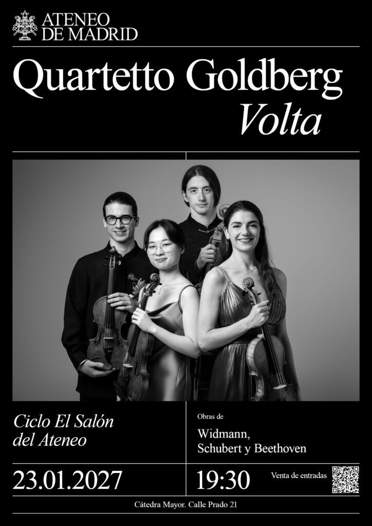 «Ciclo El Salón del Ateneo». Quartetto Goldberg – ‘Volta’