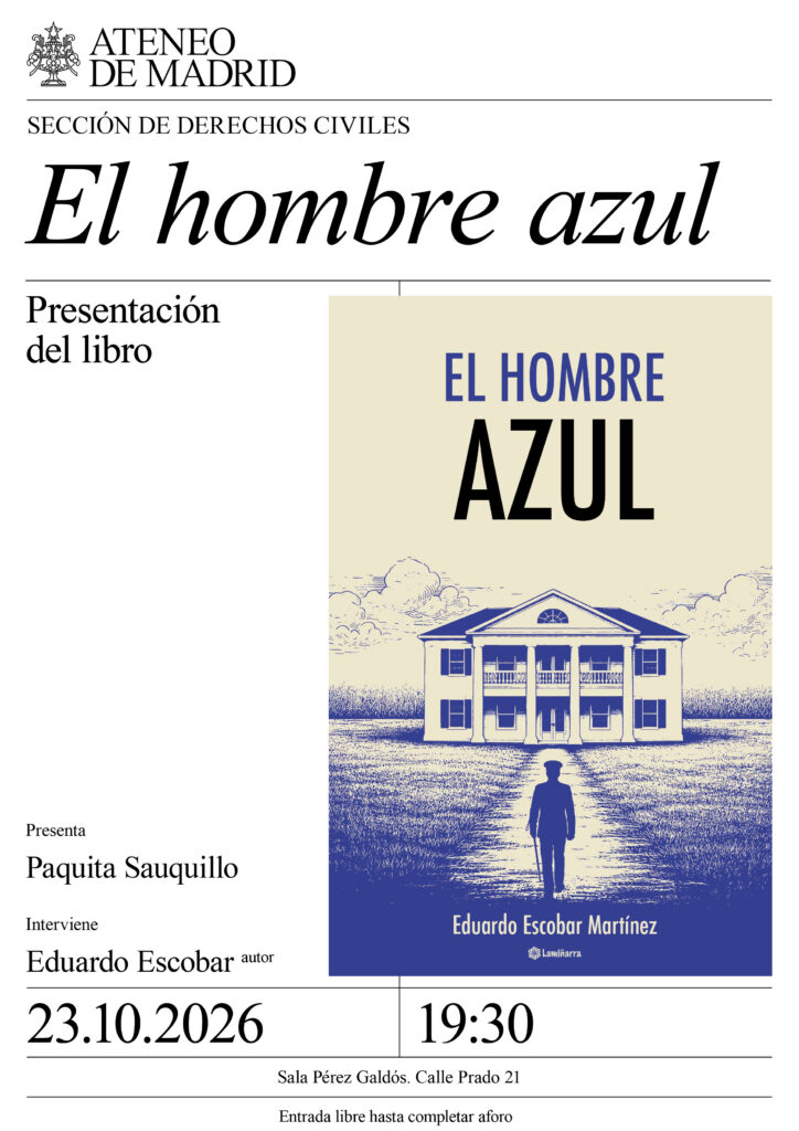 El hombre azul