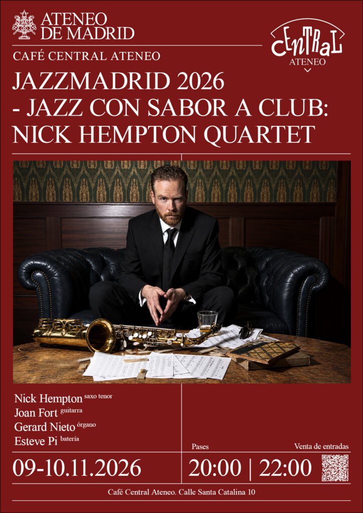 JAZZMADRID 2026 – JAZZ CON SABOR A CLUB: NICK HEMPTON QUARTET