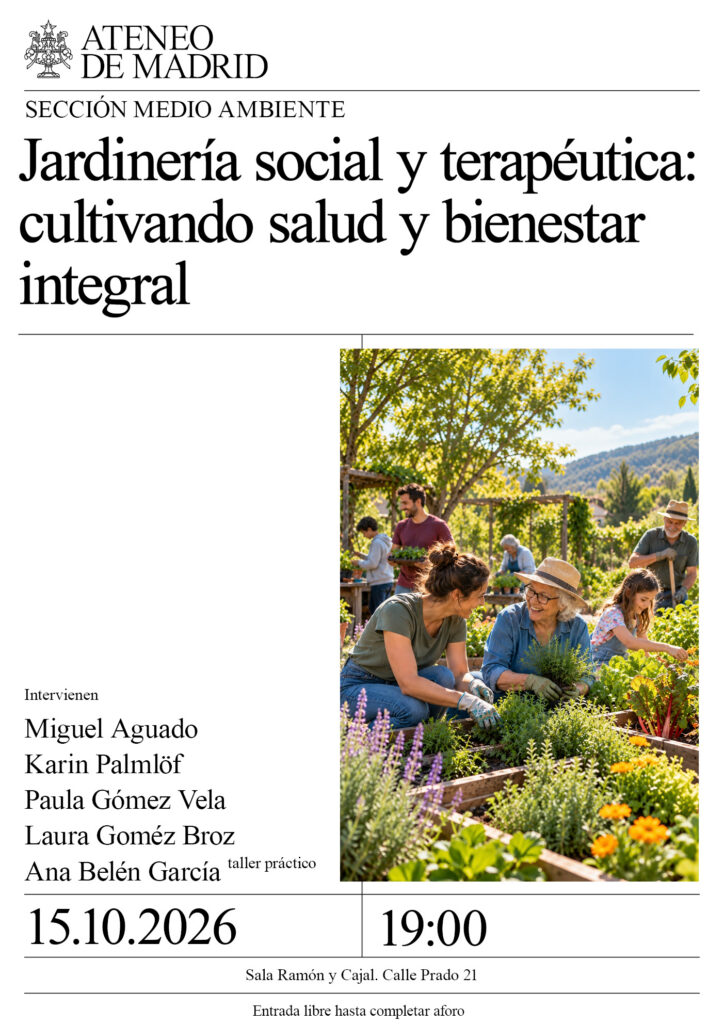 Jardinería social y terapéutica: cultivando salud y bienestar integral