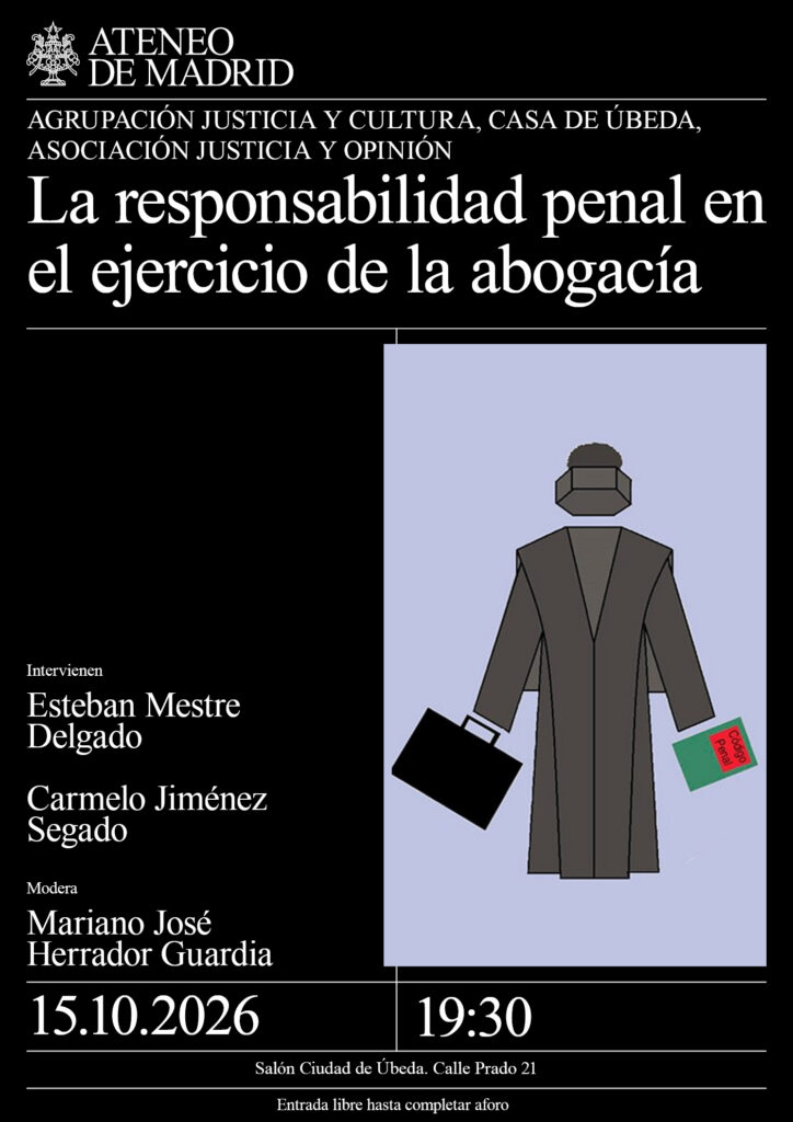 La responsabilidad penal en el ejercicio de la abogacía