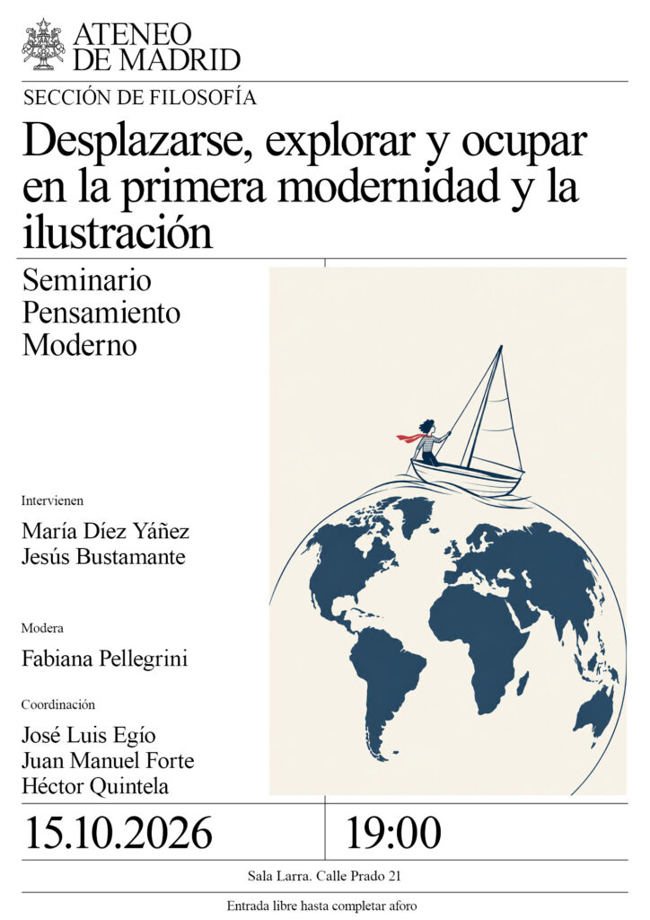 Desplazarse, explorar y ocupar en la primera modernidad y la Ilustración