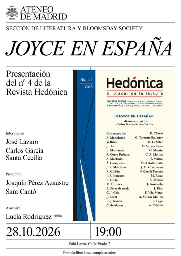 «JOYCE EN ESPAÑA»